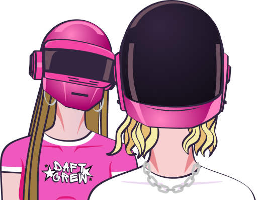 Логотип вебкам студии Daft Crew
